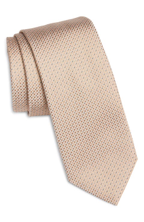 Silk Blend Jacquard Tie