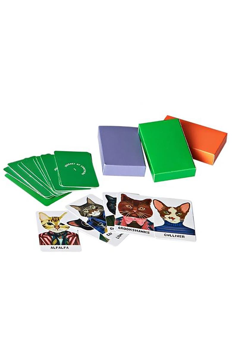 Journey of Something Guess the Feline, Quirky Cat Guessing Party Game, Alternate, color, Multicolored
