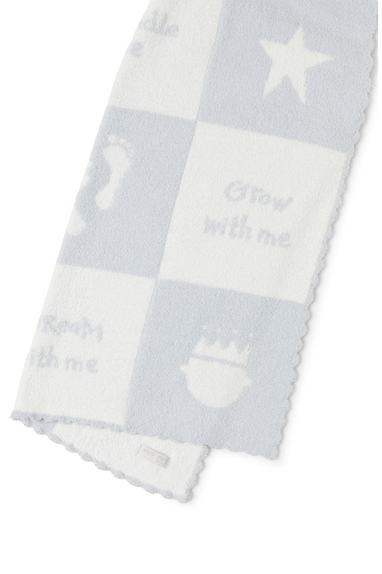 CozyChic® Cuddle Baby Blanket, Alternate, color, BLUE/ PEARL