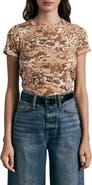 rag & bone Camo Cotton Baby Tee