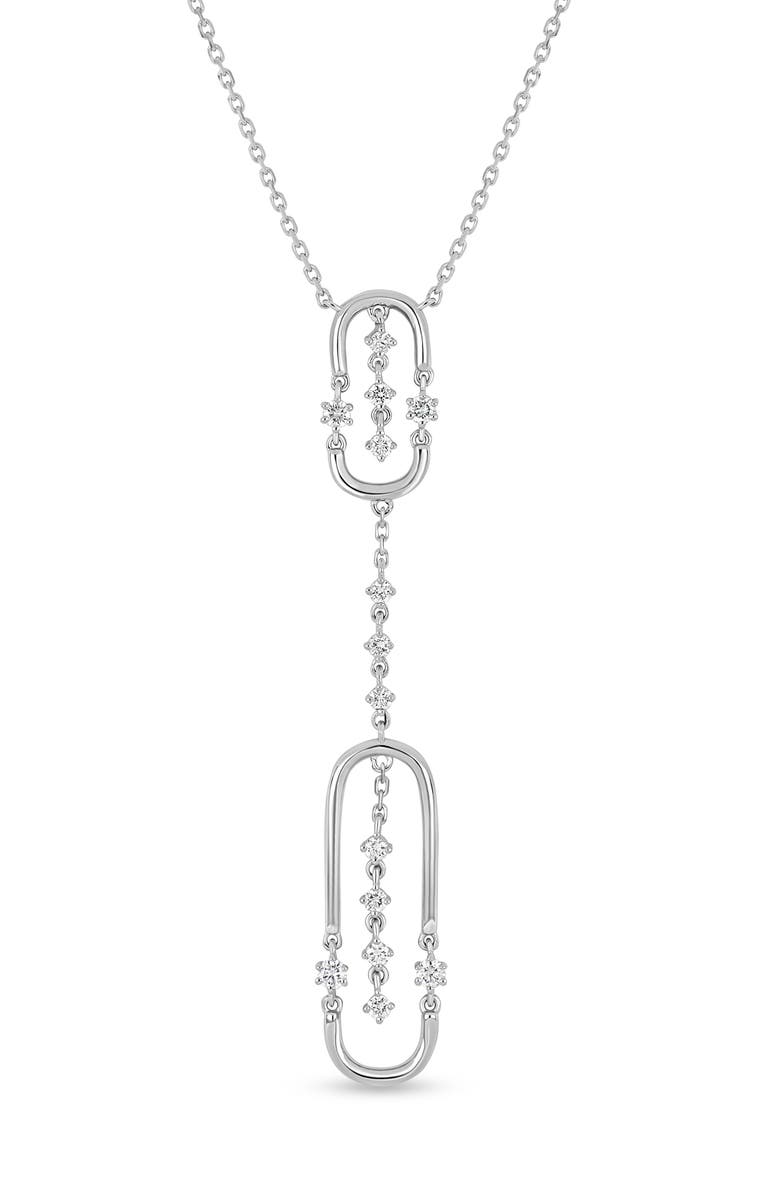 Bony Levy 18K Gold Liora Diamond Y-Necklace, Alternate, color,