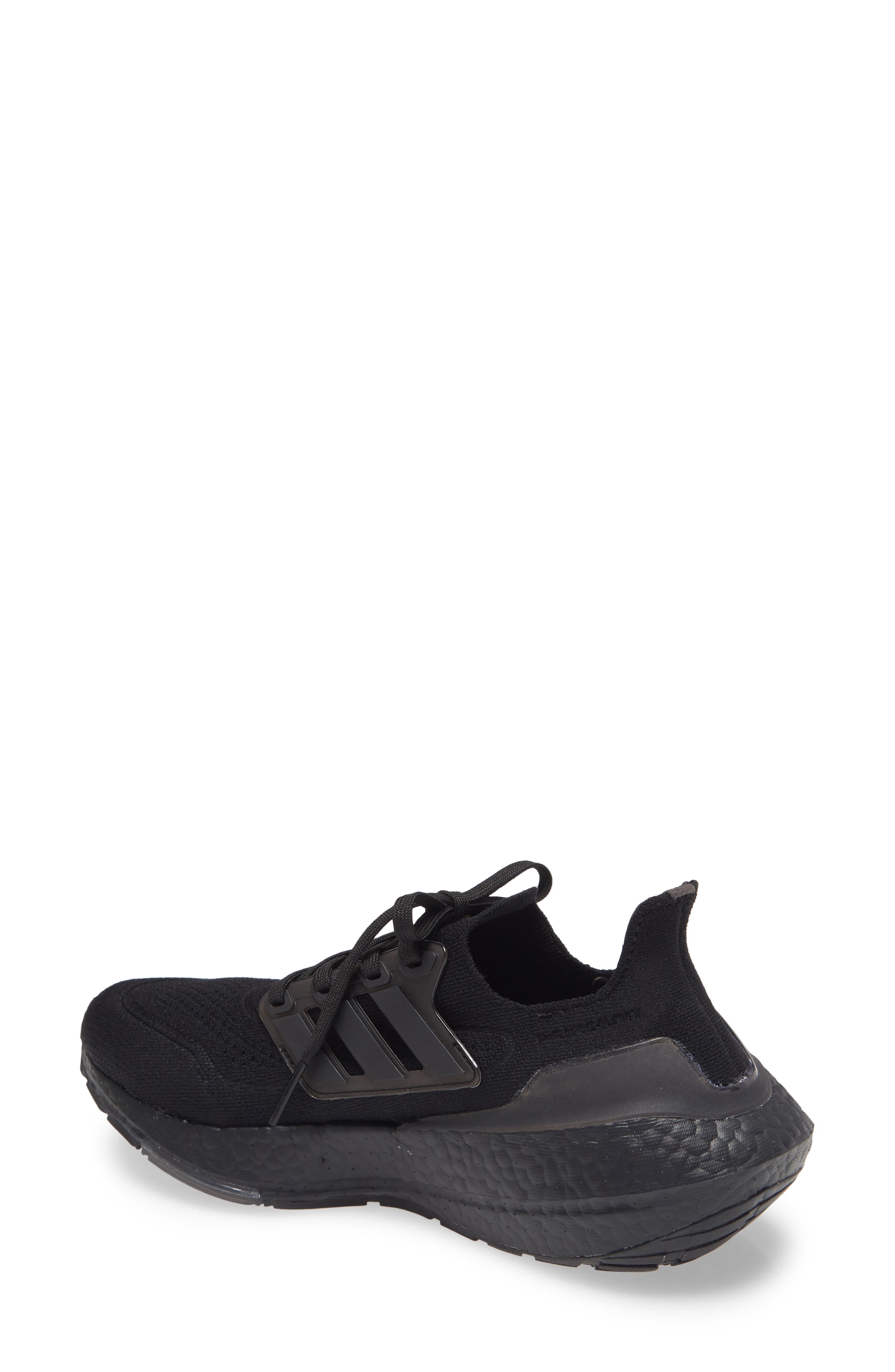 UltraBoost 21 Running Shoe, Alternate, color, BLACK/ BLACK/ BLACK