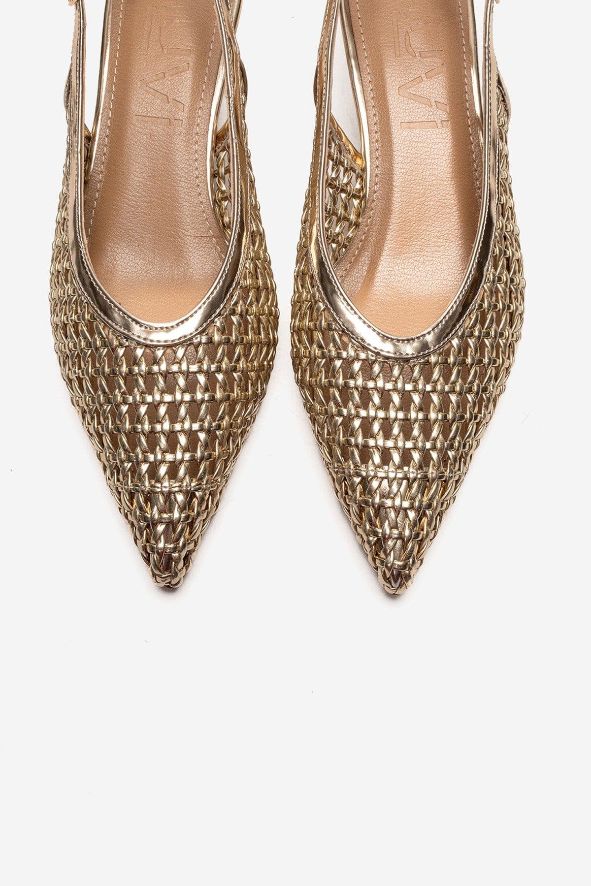 Orelis Kitten Heel Pump, Alternate, color, Gold