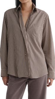 AGOLDE Aris Trace Striped Shirt