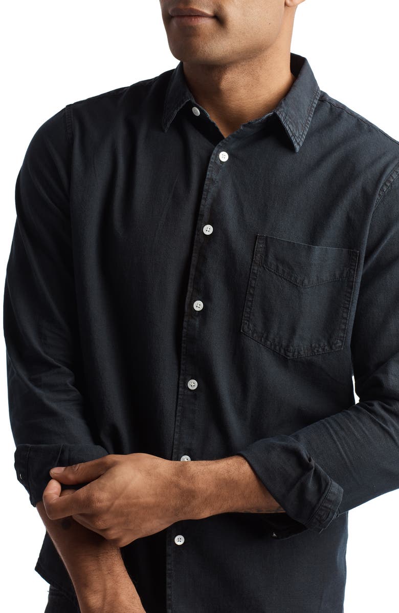 Rowan Pecos Cotton Chambray Button-Up Shirt, Alternate, color, 