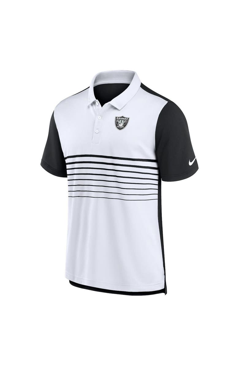 Nike Men's Nike Black/White Las Vegas Raiders Fashion Performance Polo, Alternate, color, Black