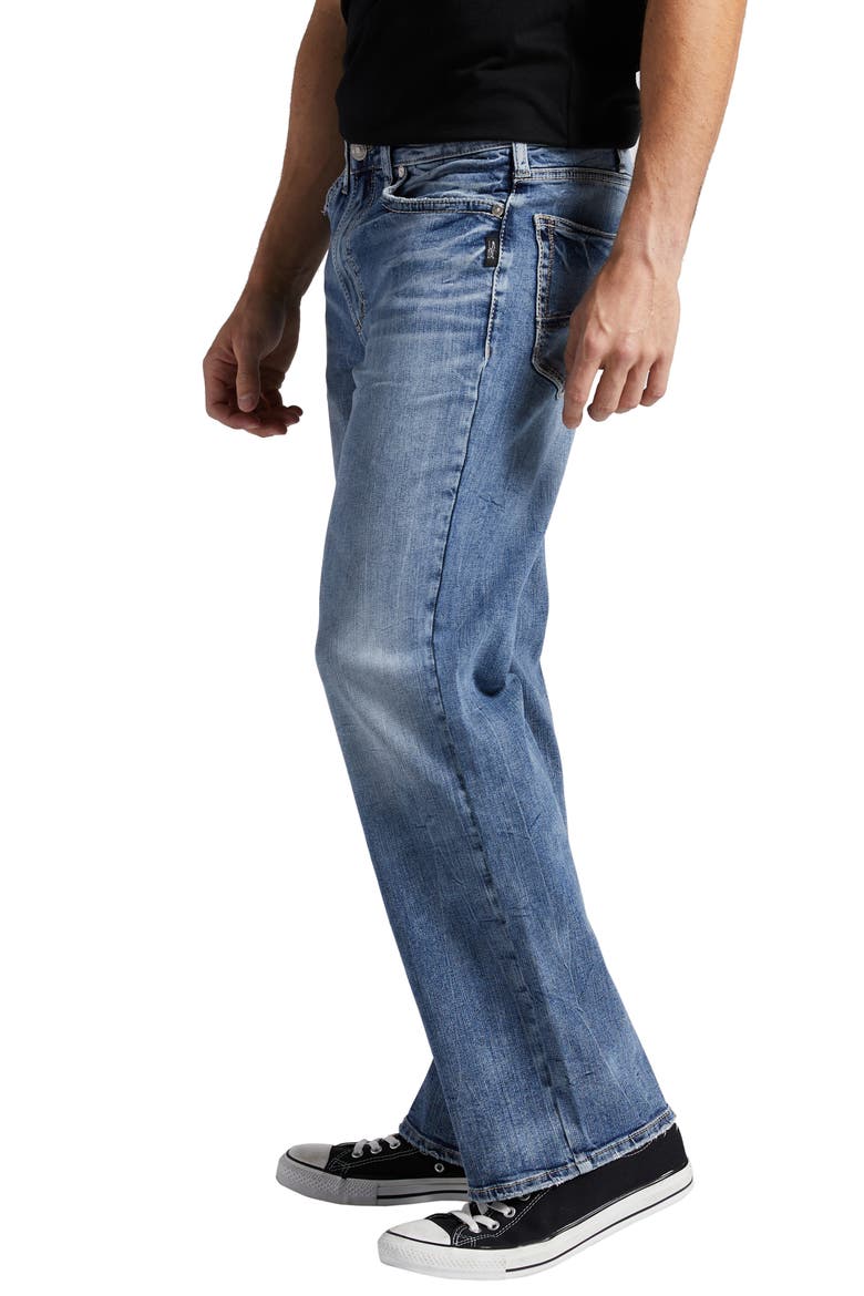 Zac Relaxed Fit Straight Leg Jeans, Alternate, color, INDIGO