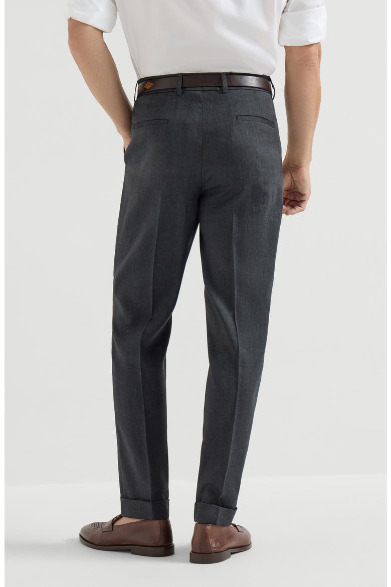 Chevron trousers, Alternate, color, Anthracite