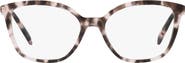 Prada 54mm Butterfly Optical Glasses