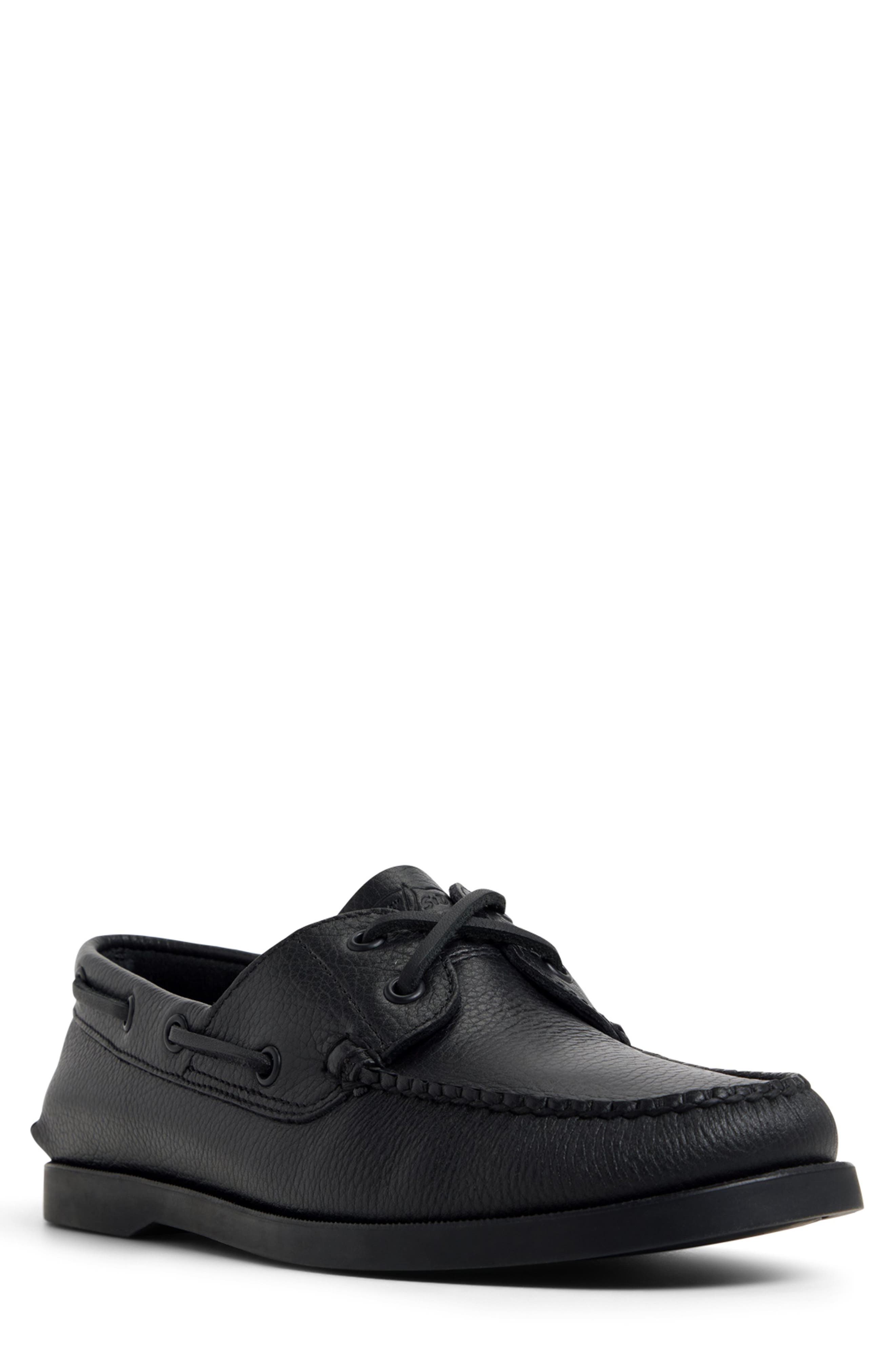 Sperry The American Hides Authentic Original Boat Shoe, Main, color, Black