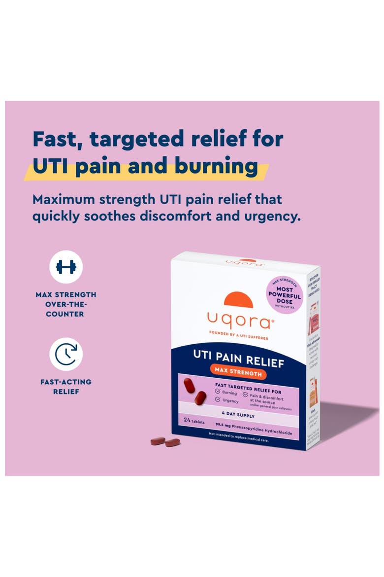 UTI Pain Relief Tablets with Phenazopyridine HCl, Alternate, color, None