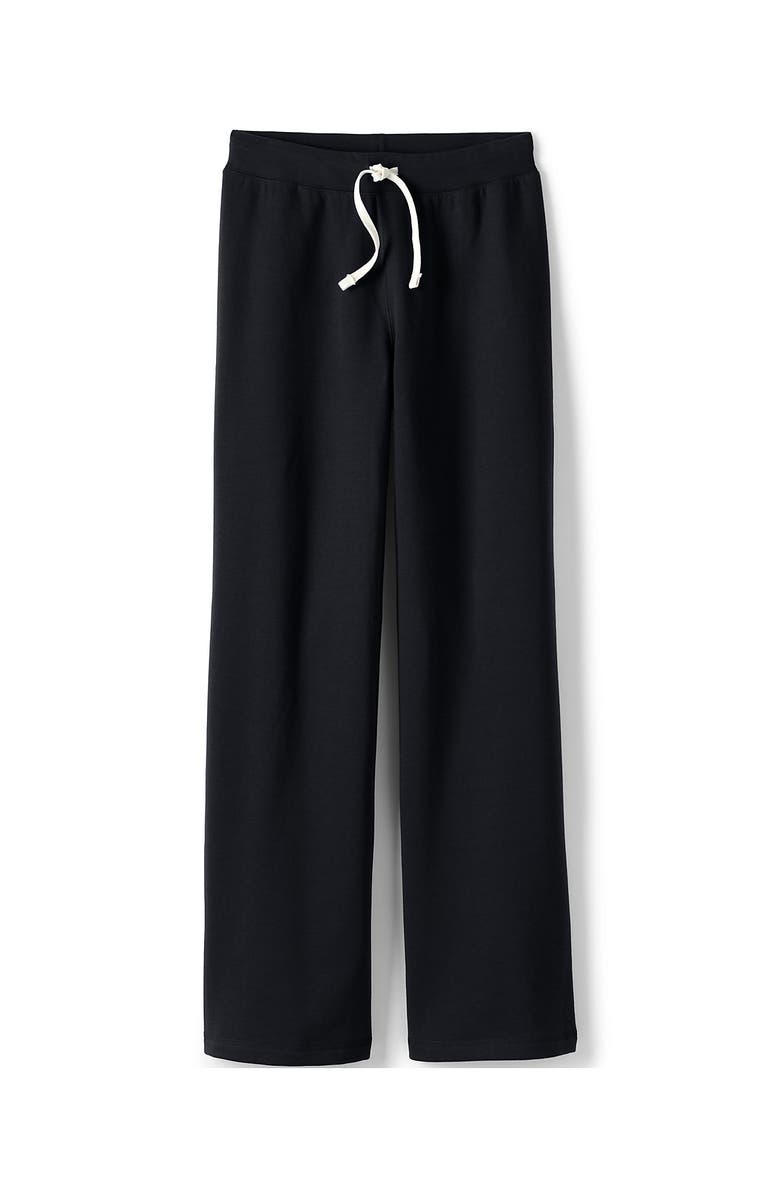 Lands' End School Uniform Sweatpants, Alternate, color, Black