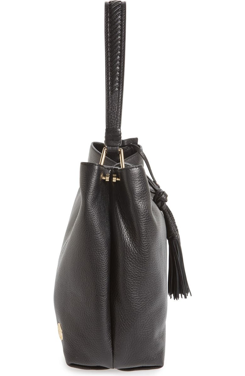 Vince Camuto 'Taro' Tassel Leather Hobo Bag, Alternate, color,