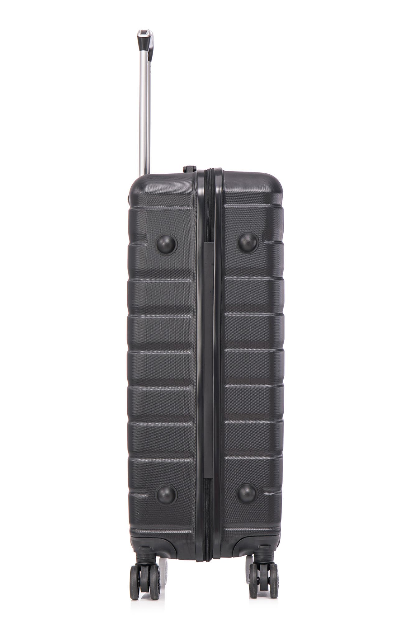 TUCCI Marvello Hardshell 3-Piece Spinner Luggage Set, Alternate, color, Black
