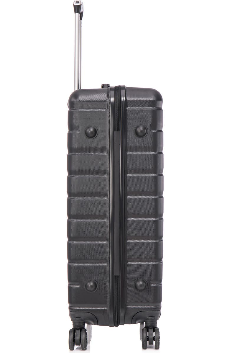 TUCCI Marvello Hardshell 3-Piece Spinner Luggage Set, Alternate, color, Black