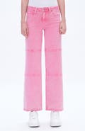Bayeas Mid Rise Wide Leg Jeans
