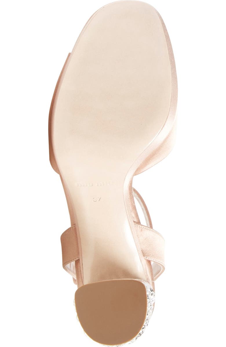 Miu Miu Studded Block Heel Platform Sandal, Alternate, color,