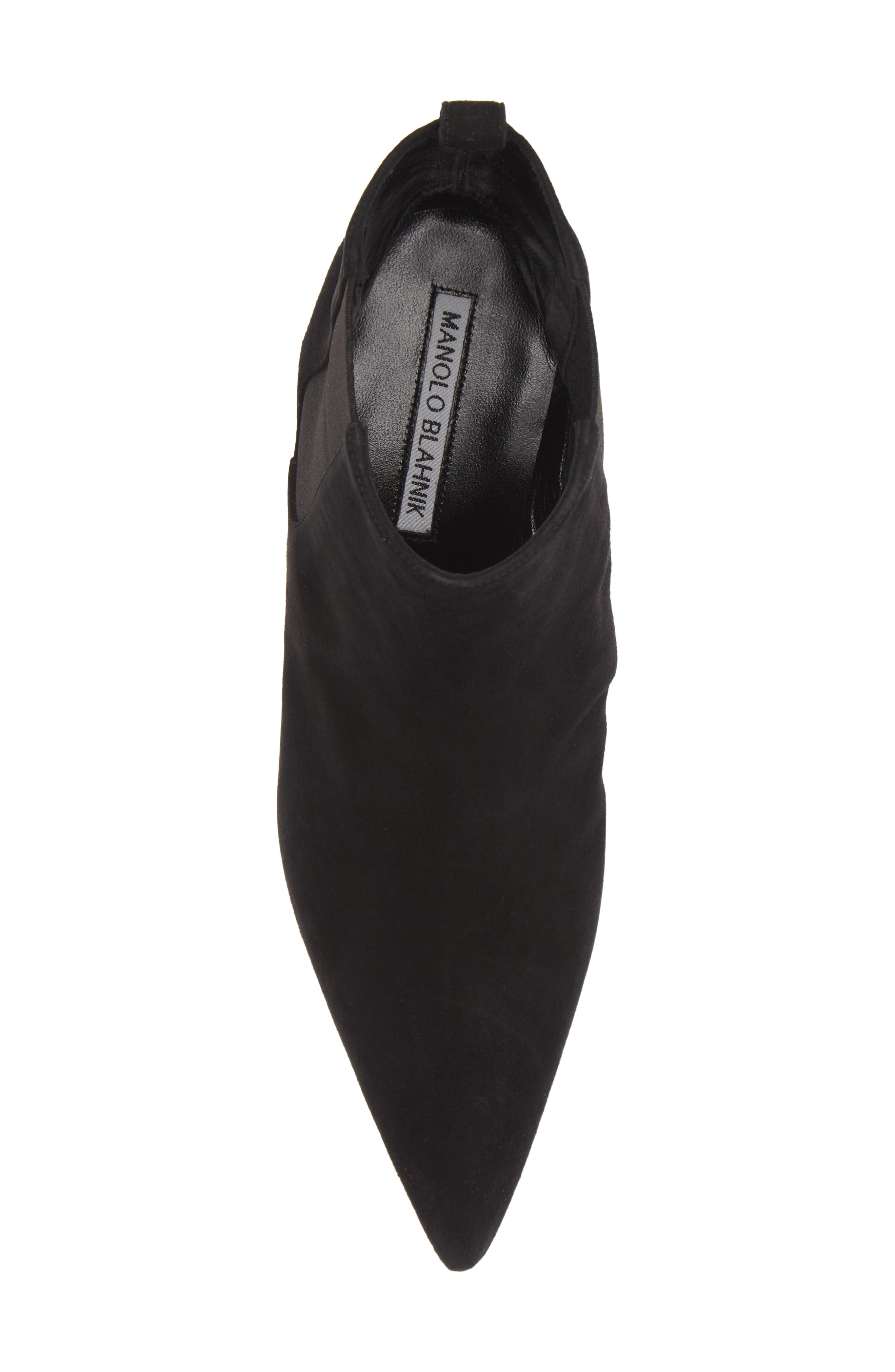 Manolo Blahnik Tiraba Pointed Toe Bootie, Alternate, color, 