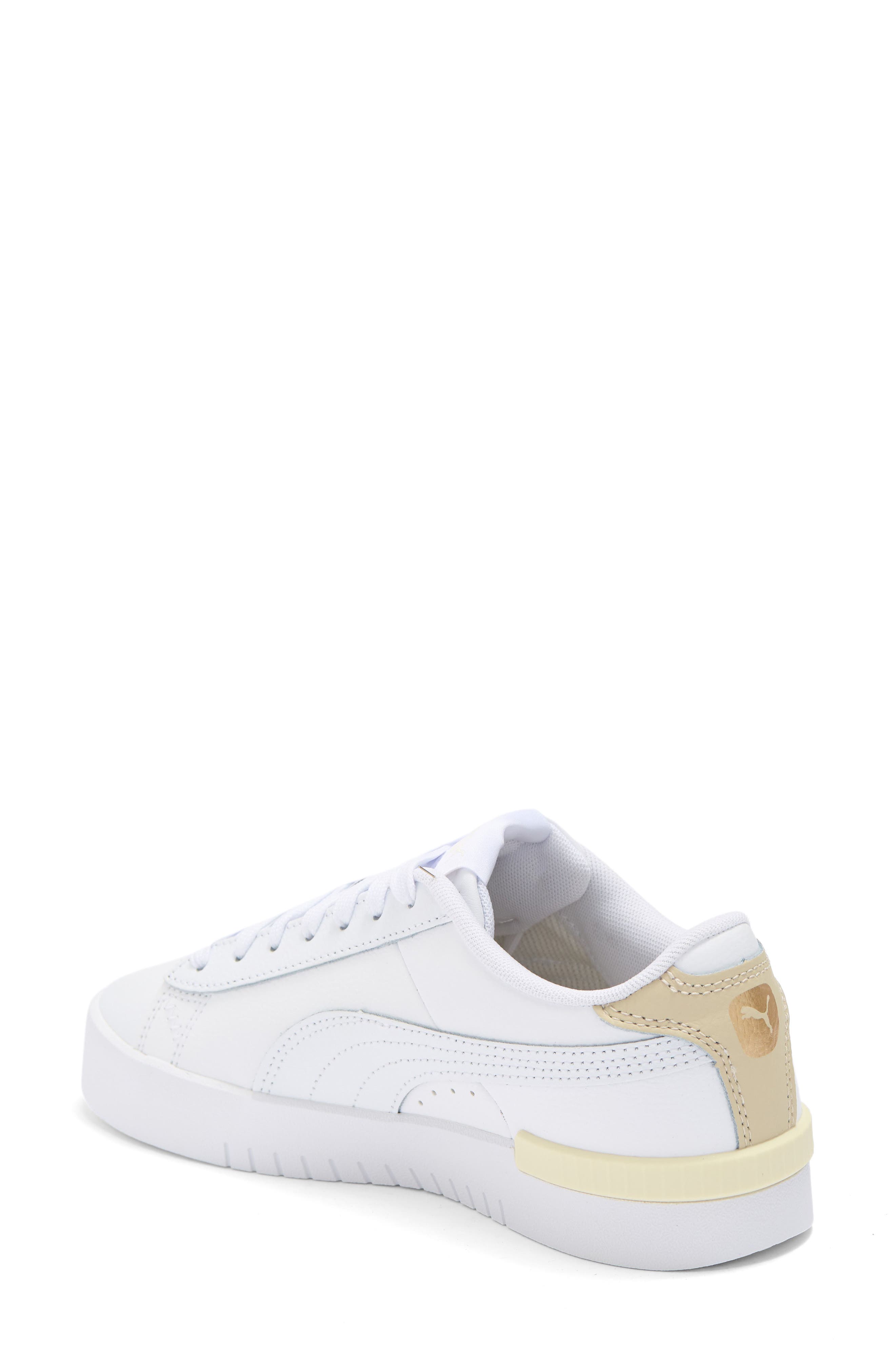 PUMA Jada Renew Sneaker, Alternate, color, Puma White-Puma Gold-Putty