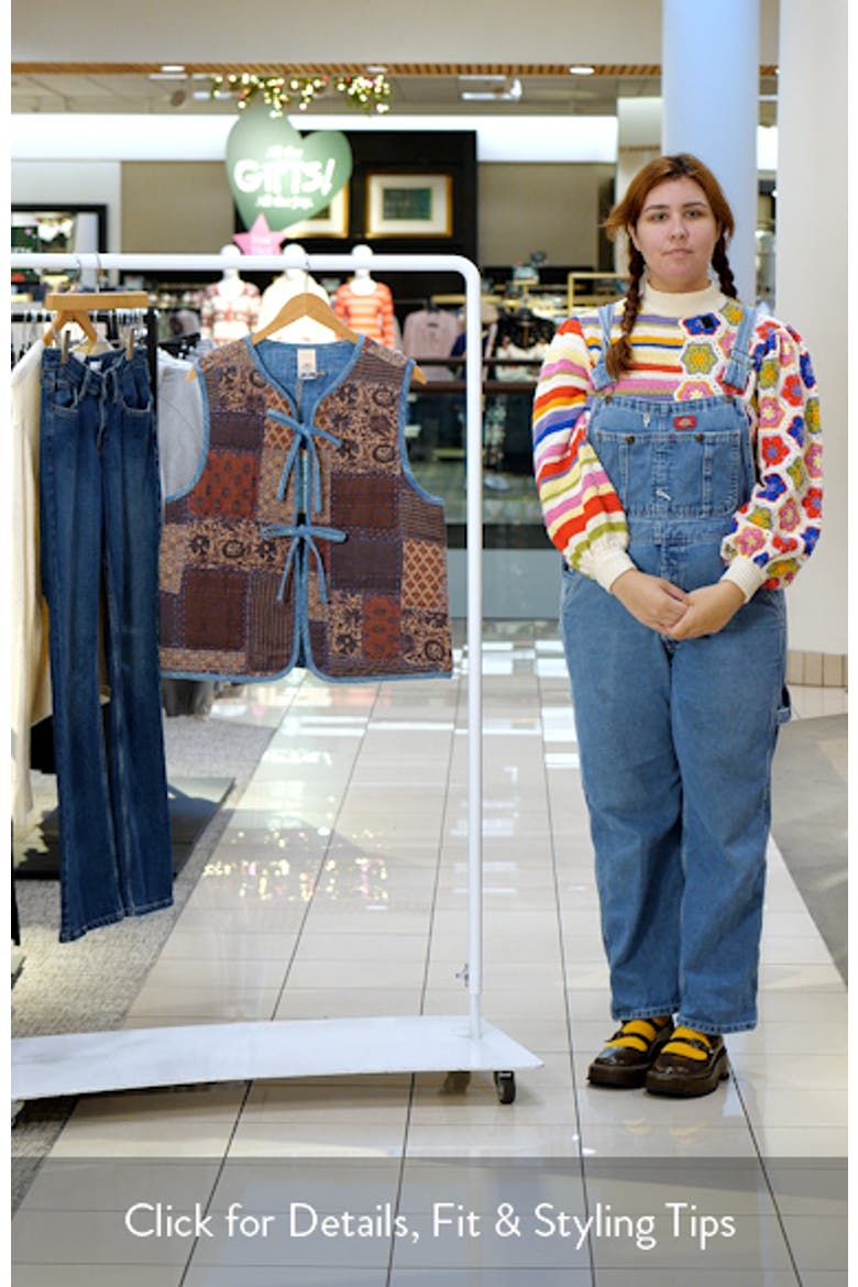 Indigo Quilted Patchwork Vest video