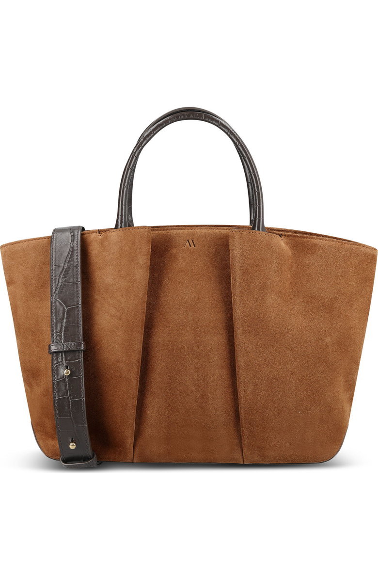 KAAI Mini Horizon Cross Body Bag, Main, color, Cognac