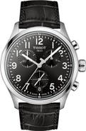 Tissot Chrono L Croc-Embossed Leather Strap Watch, 42mm