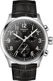 Tissot Chrono L Croc-Embossed Leather Strap Watch, 42mm