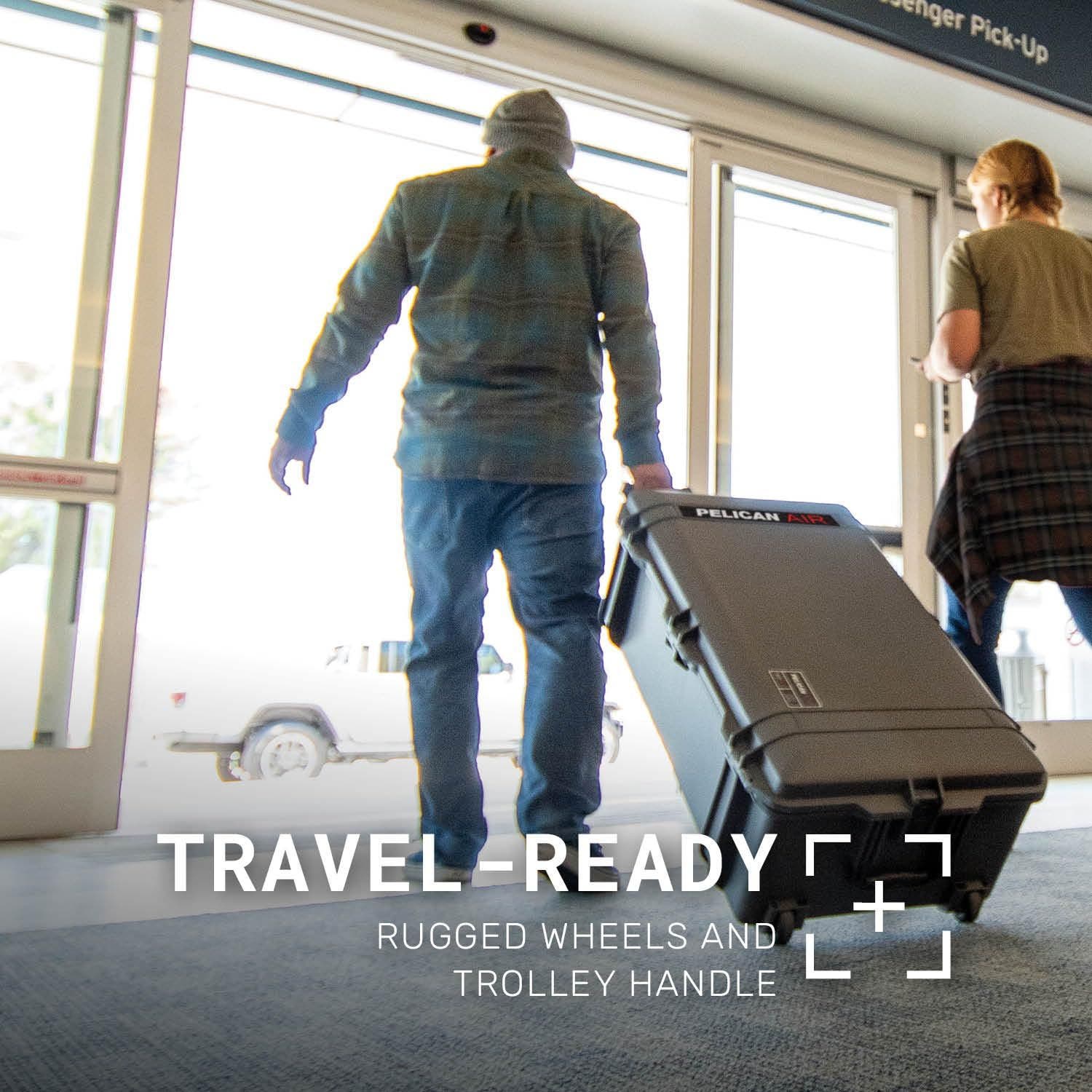 Pelican Air 1615 Travel Case  Suitcase Luggage, Alternate, color, Black