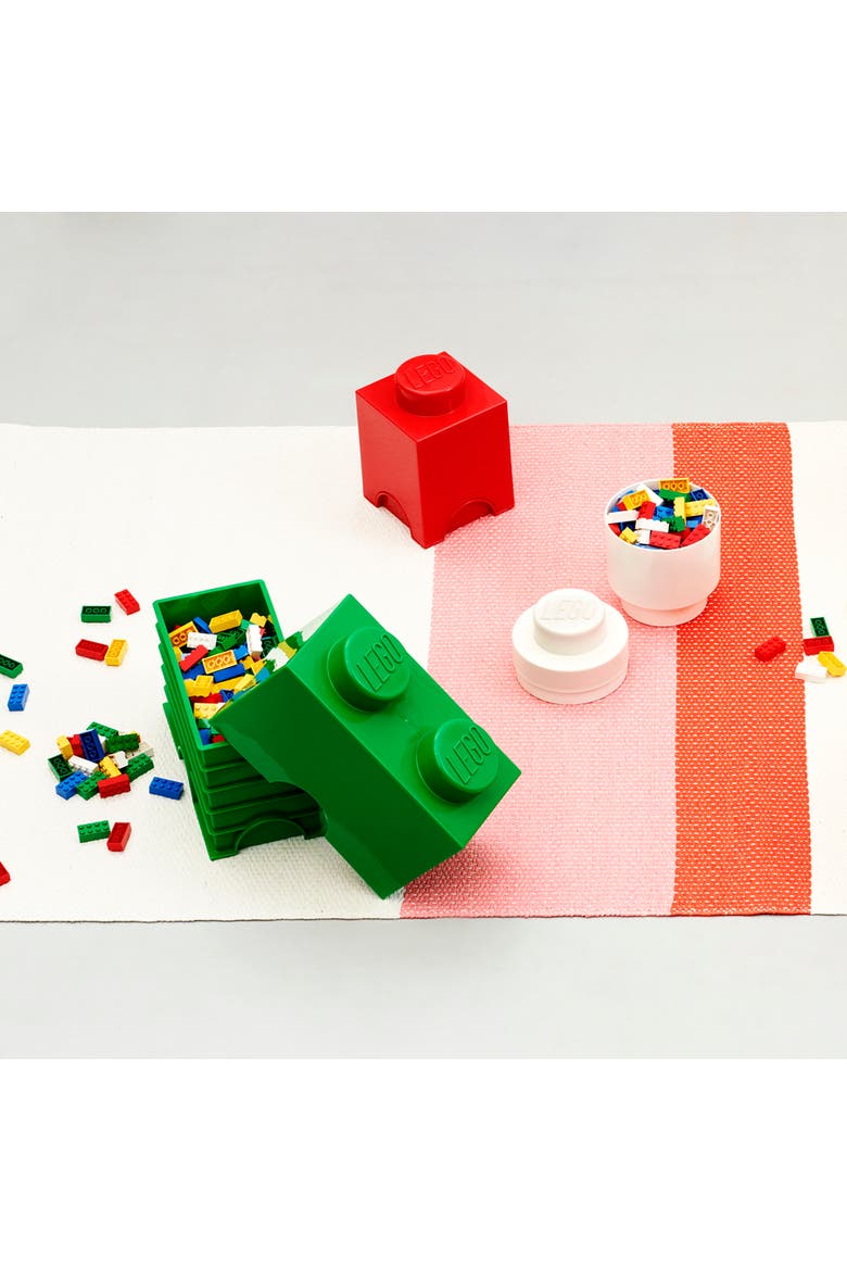 Storage Brick 1, Bright Red, Alternate, color, Red