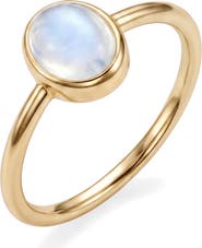Adornia Oval Moonstone Ring