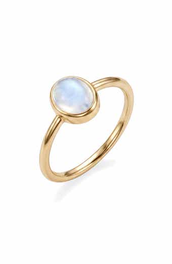 Oval Moonstone Ring