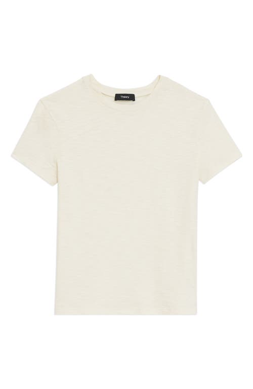 Theory 2 Nebulous Organic Cotton Tiny Tee In Birch