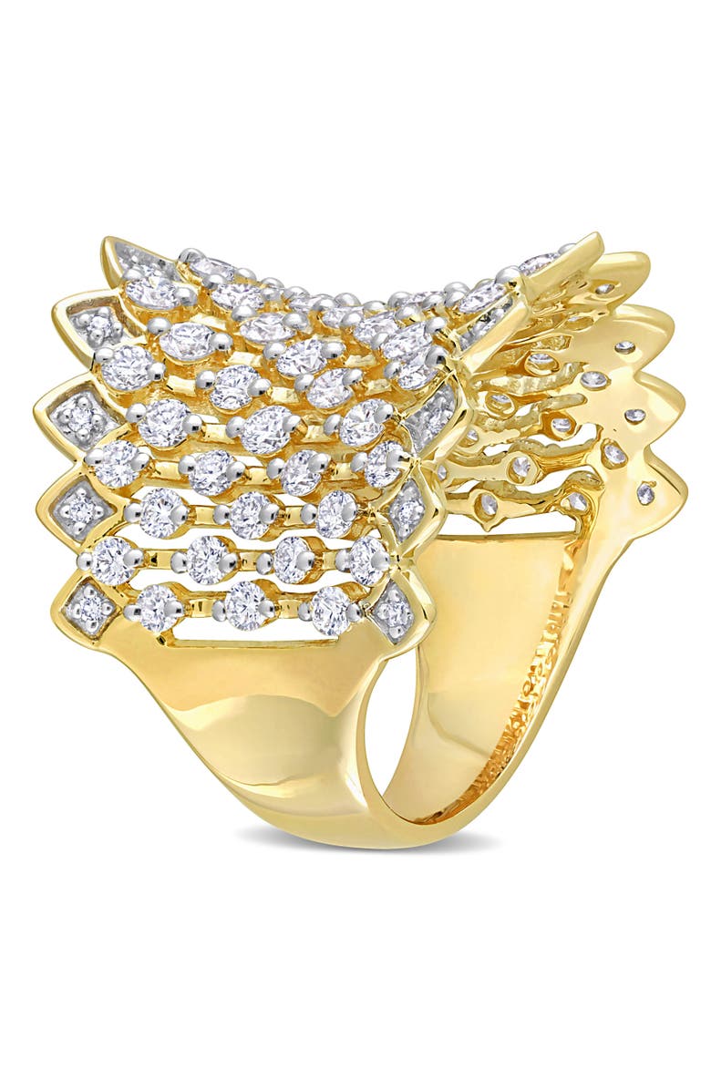 Julianna B. 2-1/3 CTW Lab-Grown Diamond Wide Band 14k, Alternate, color, 