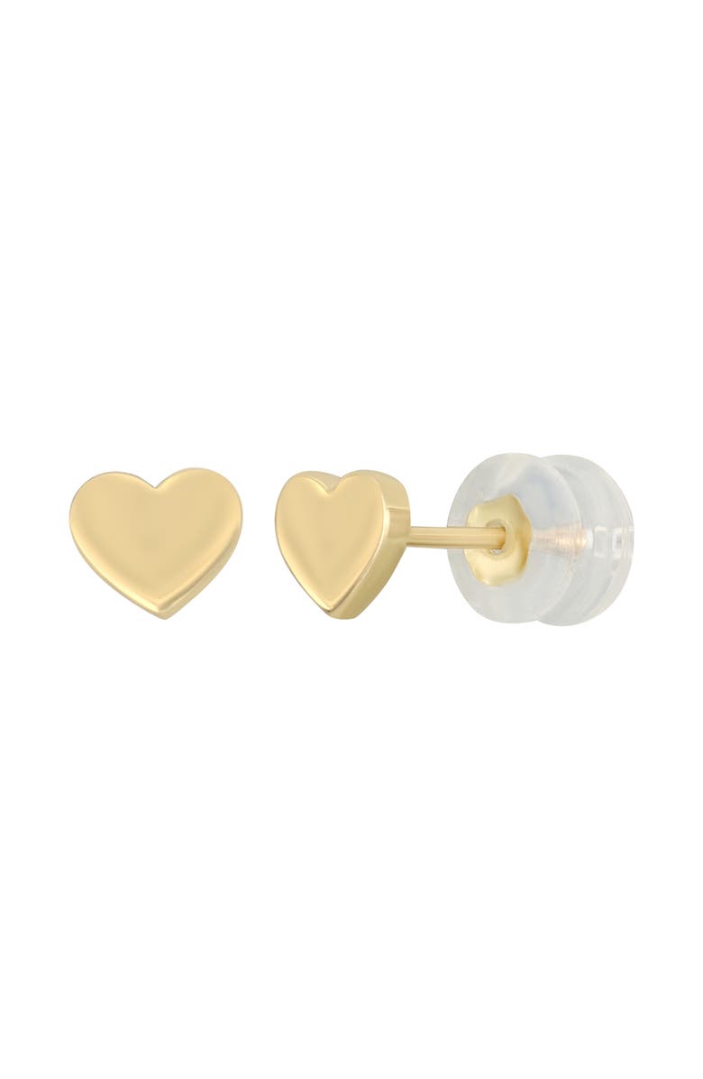Bony Levy 14K Yellow Gold Heart Stud Earrings, Main, color, 14K Yellow Gold
