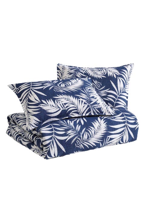 Marina Leaf Cotton Comforter Set