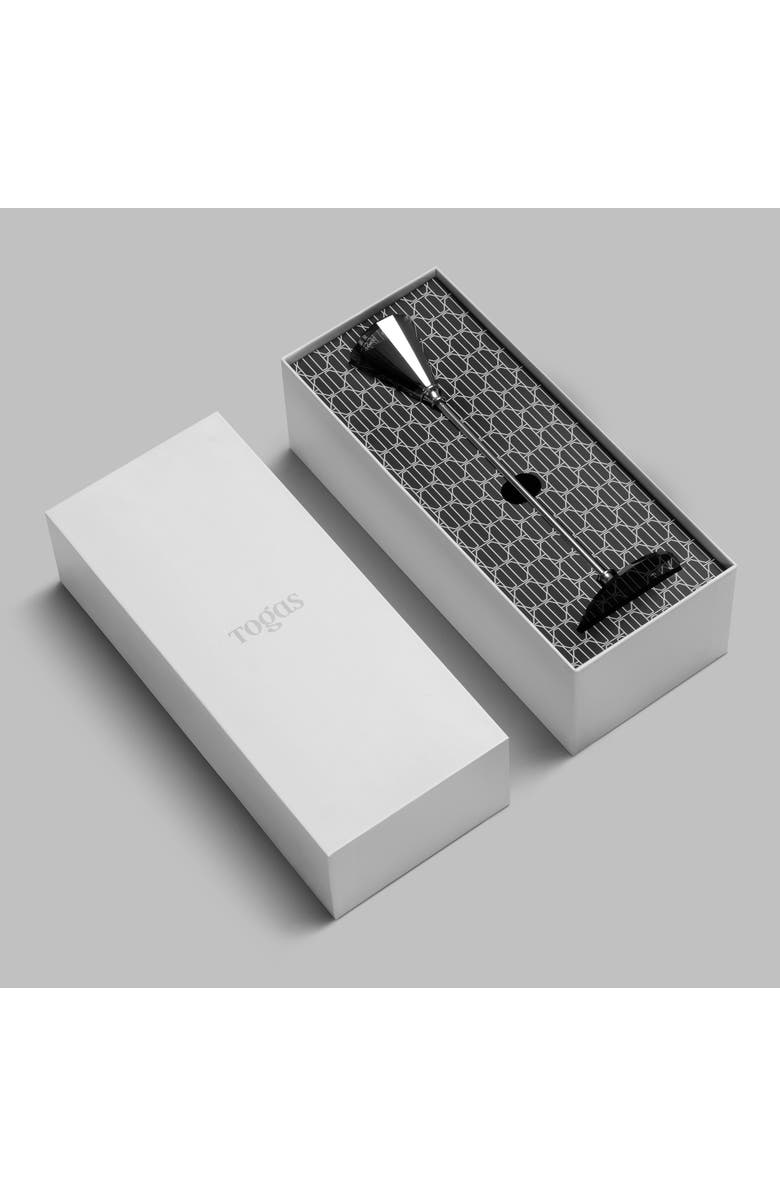 Togas Velisaro Candle holder, Alternate, color, Black