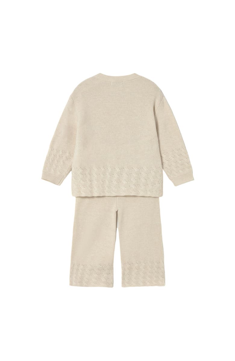 Mayoral Knit Set, Alternate, color, Beige