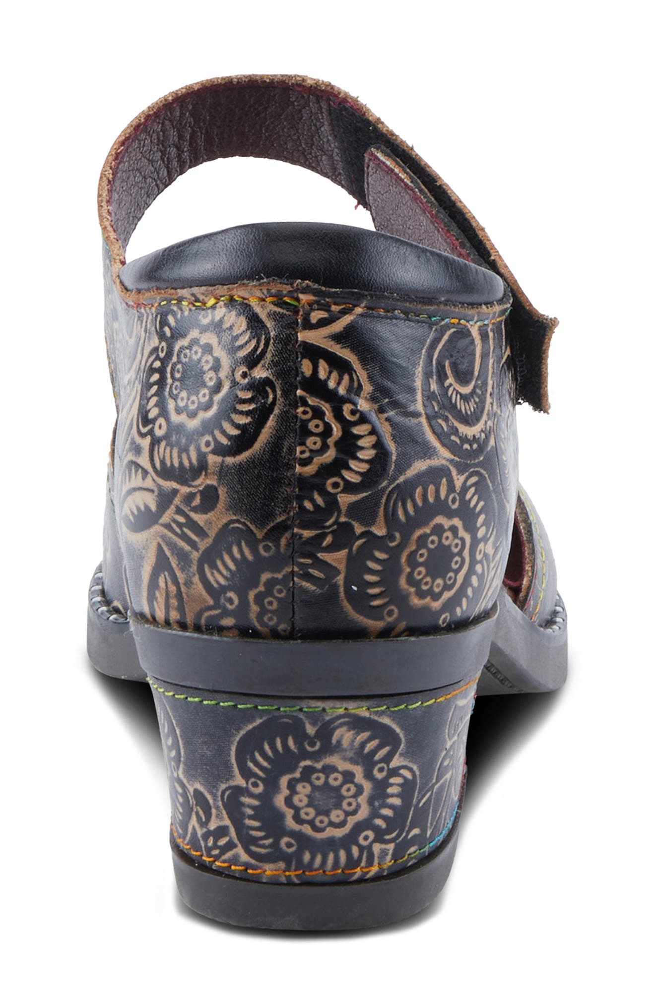 L'Artiste by Spring Step Jazzberry Ankle Strap Pump, Alternate, color, Black Multi