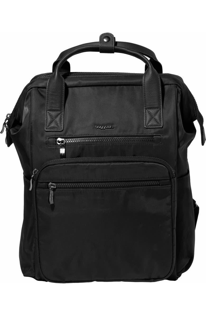 BAGGALLINI Chelsea Laptop Backpack, Main, color, Black Twill