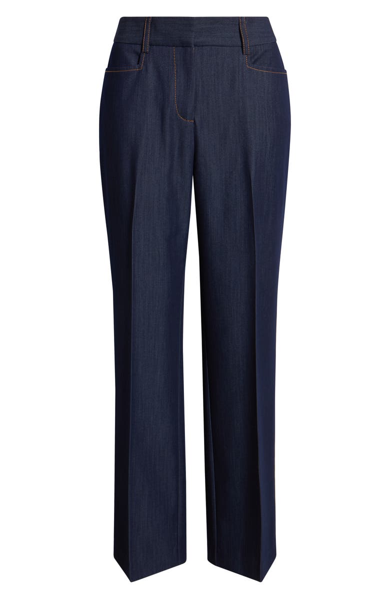 Tahari ASL Straight Leg Trouser Jeans, Alternate, color, Denim