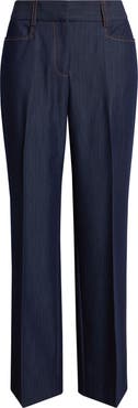 Tahari ASL Straight Leg Trouser Jeans