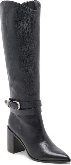 Tyrone Pointed Toe Knee High Boot