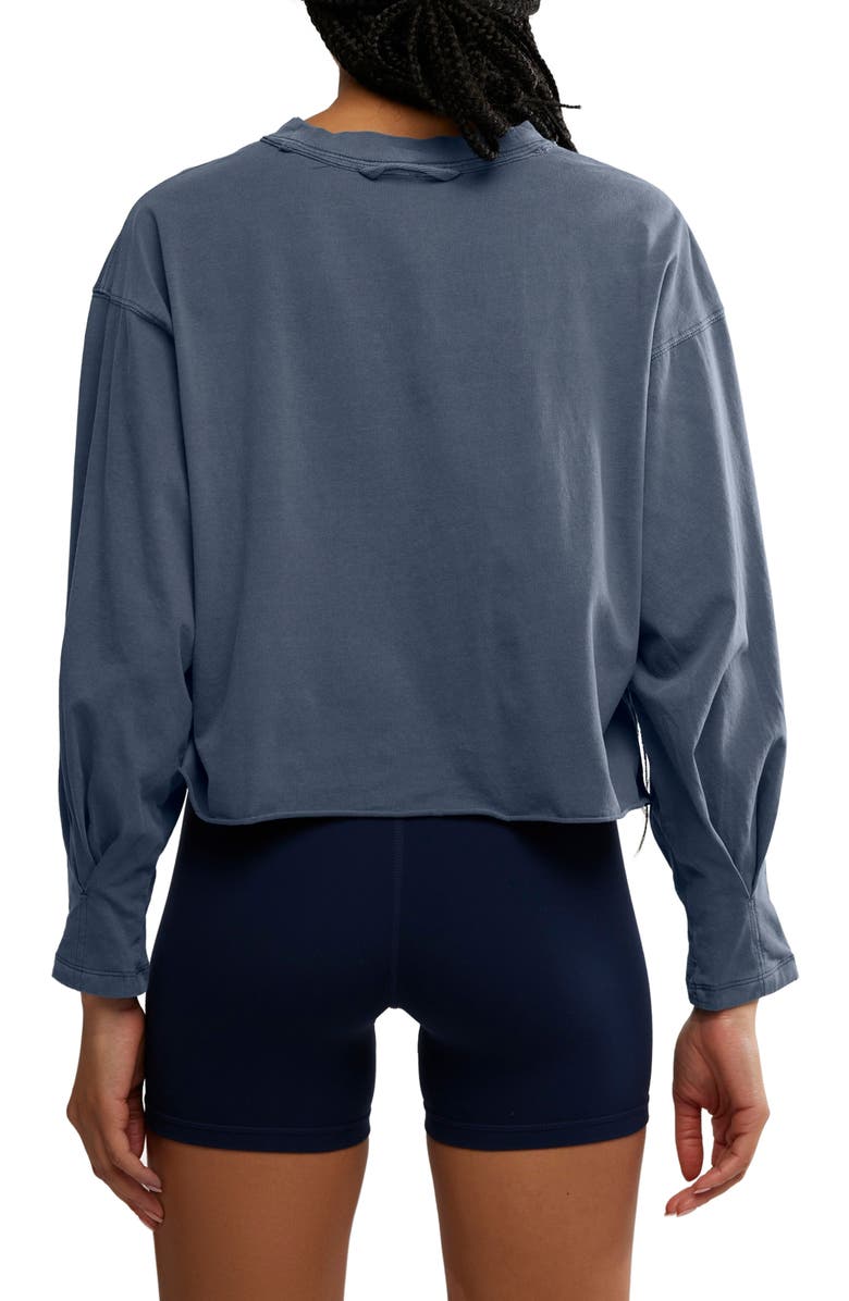 Free People FP Movement Inspire Pullover, Alternate, color, Midnight Navy