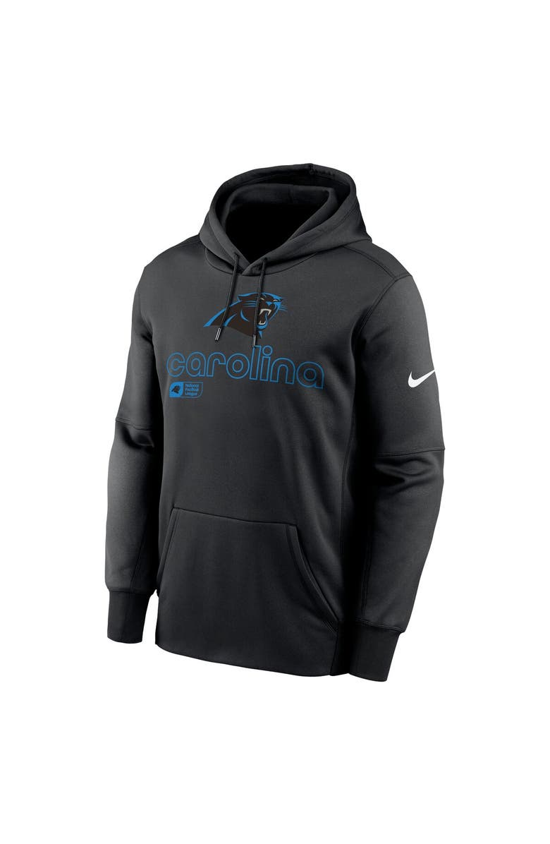 Nike Men's Nike Black Carolina Panthers Performance Pullover Hoodie, Alternate, color,