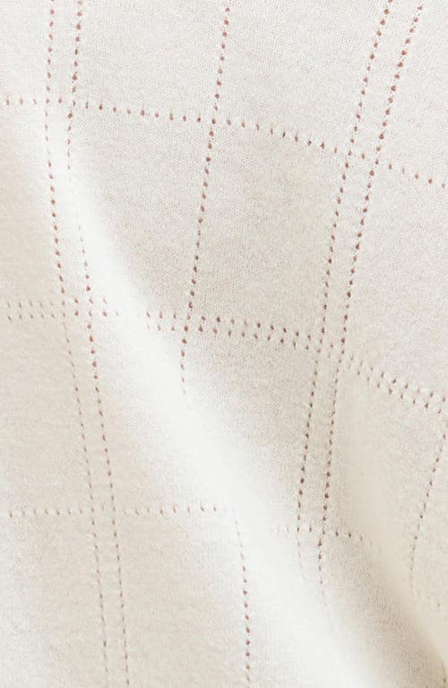 Barbour Blakely Wool Blend Cardigan In White