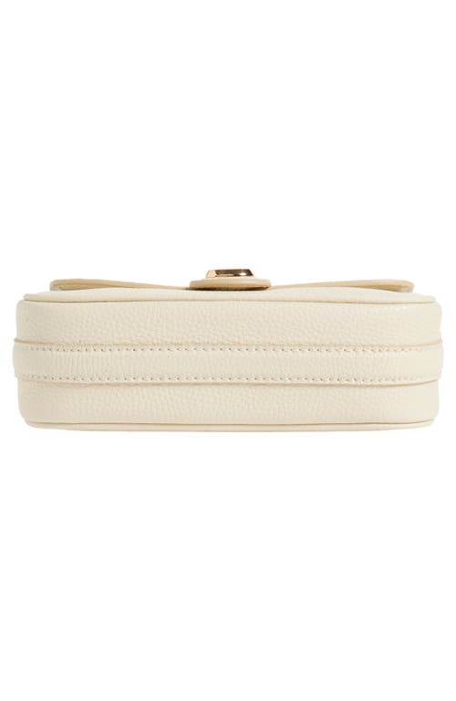Marc Jacobs The J Marc Clover Pebble Crossbody Bag In White