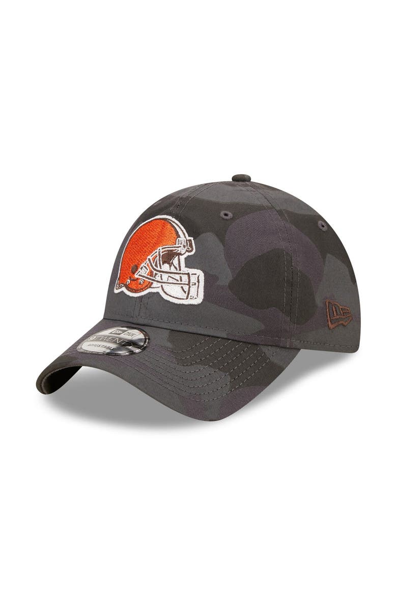 Men's New Era Camo Cleveland Browns Core Classic 2.0 9TWENTY Adjustable Hat, Main, color, Camo