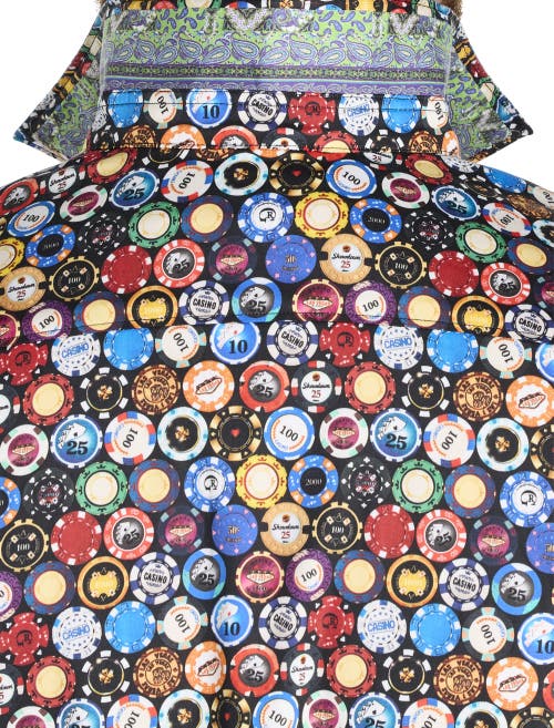 ROBERT GRAHAM DXL ROBERT GRAHAM DXL BIG & TALL HIGHROLLER SPORT SHIRT