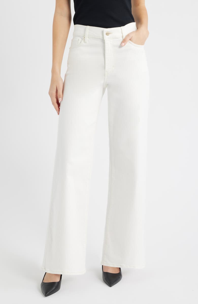 FRAME Le Slim Palazzo High Waist Wide Leg Jeans, Main, color, Au Natural Clean