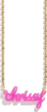 BaubleBar Personalized Pendant Necklace